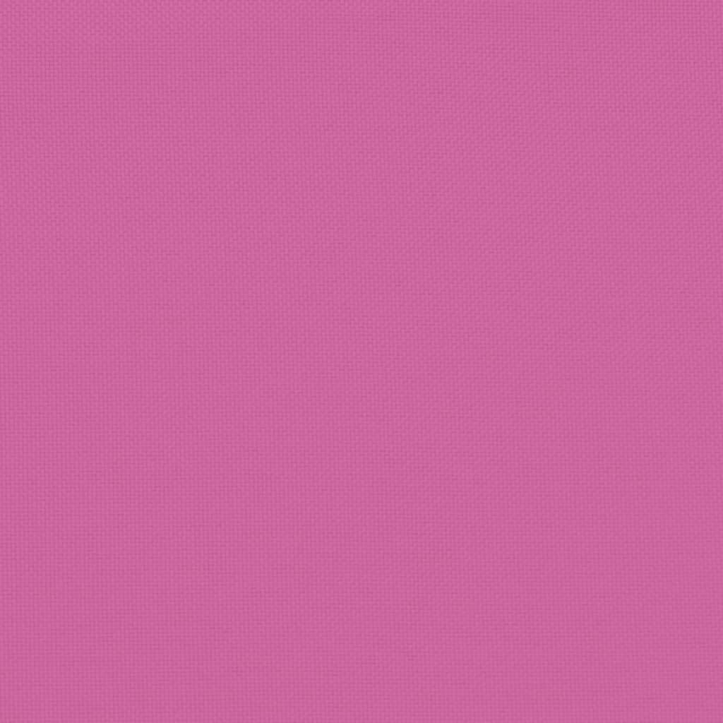 vidaXL Coussin de palette rose 60x60x8 cm tissu oxford