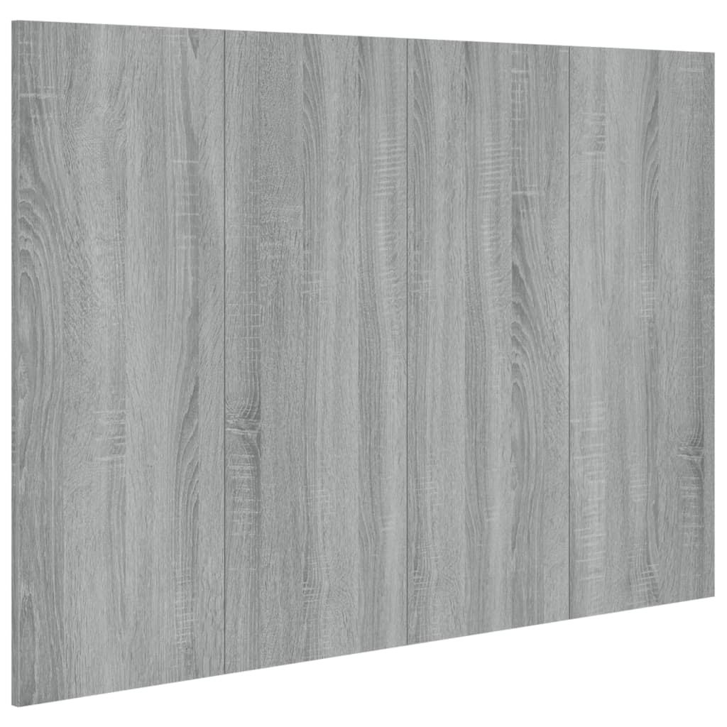 vidaXL Tête de lit Sonoma gris 120x1,5x80 cm Bois d'ingénierie