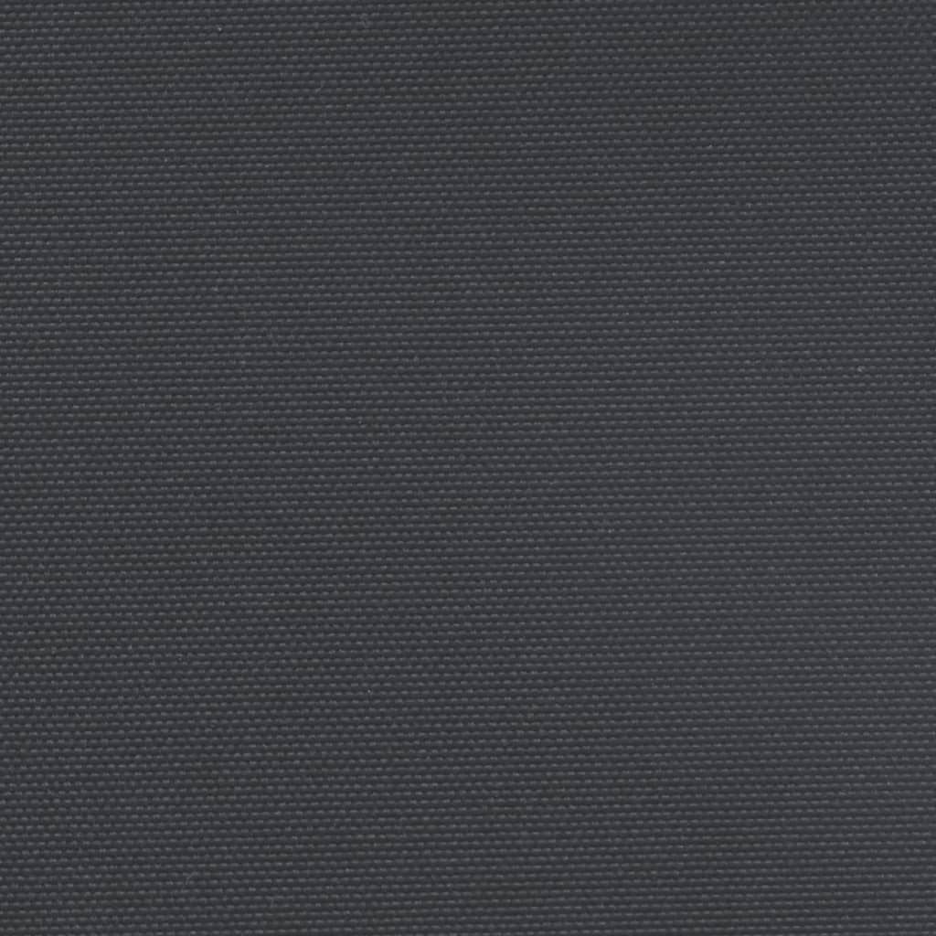 vidaXL Auvent latéral rétractable noir 140x1200 cm
