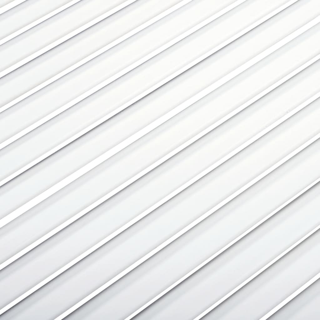 vidaXL Portes d'armoire à persiennes 4 pcs blanc 69x49,4 cm pin massif
