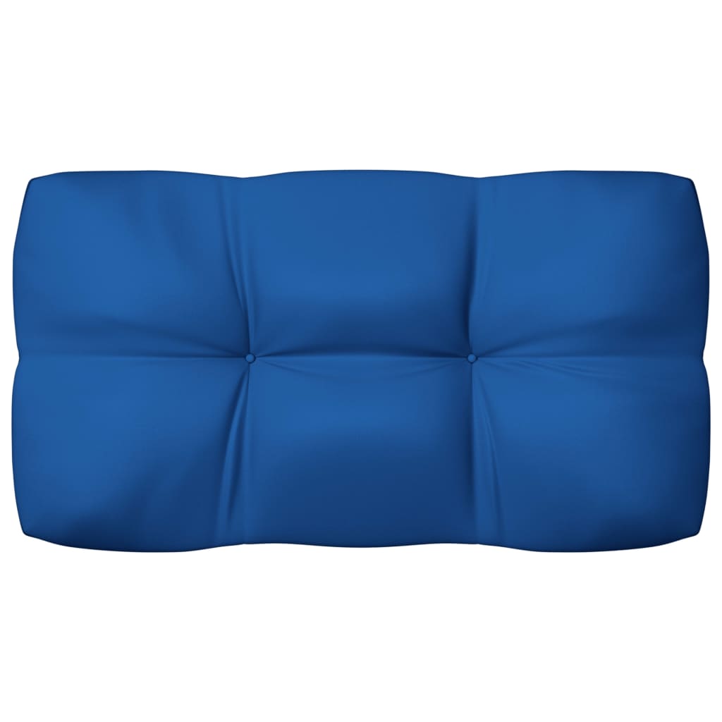 vidaXL Coussins de canapé palette 7 pcs Bleu royal