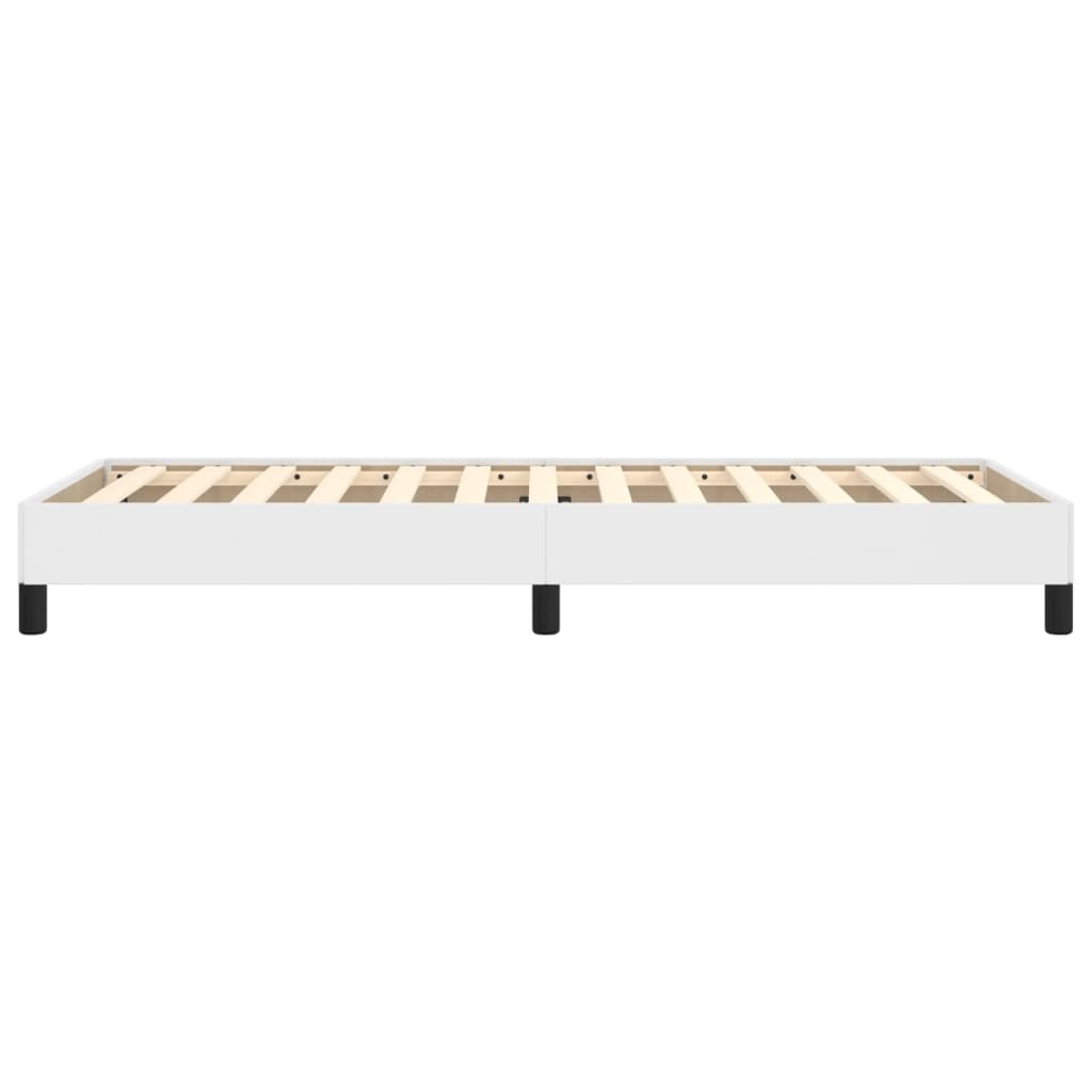 vidaXL Cadre de lit sans matelas blanc 90x190 cm similicuir