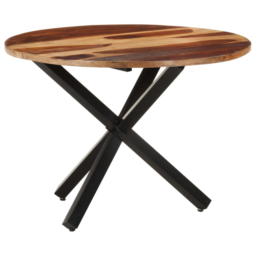 vidaXL Table de salle à manger 100x100x75 cm Bois d'acacia