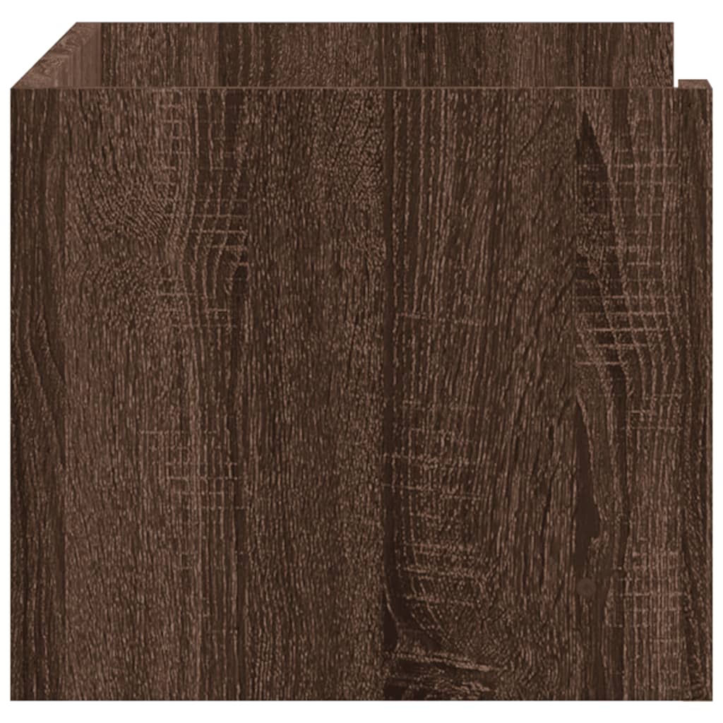 vidaXL Étagère murale chêne marron 70,5x35x30,5 cm bois d'ingénierie