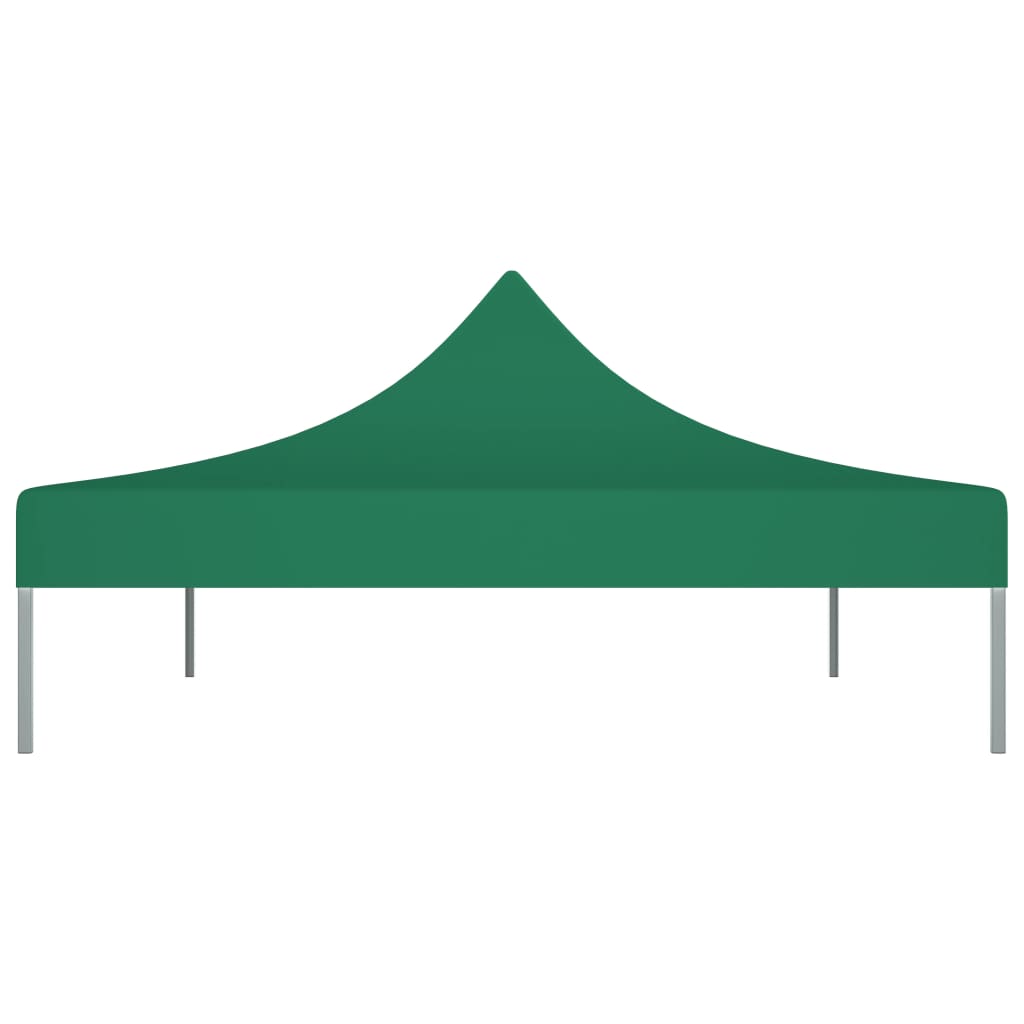 vidaXL Toit de tente de réception 4,5x3 m Vert 270 g/m²