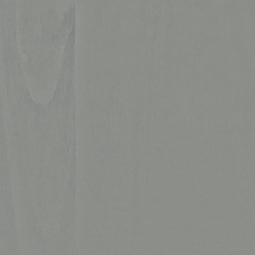 vidaXL Buffet Corona gris 112x43x78 cm bois massif pin mexicain