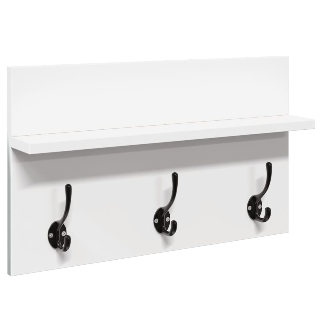 vidaXL Ensemble de meubles de couloir 4 pcs blanc bois d'ingénierie