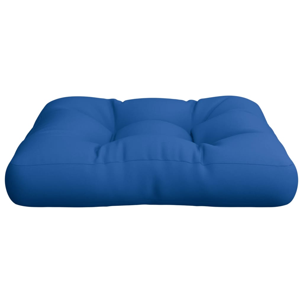 vidaXL Coussin de palette bleu royal tissu