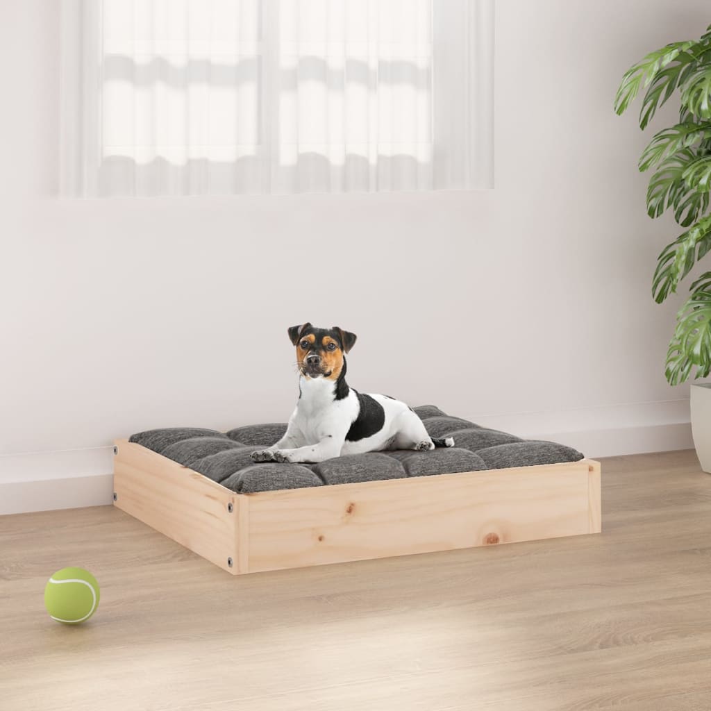 vidaXL Lit pour chien 51,5x44x9 cm Bois de pin solide