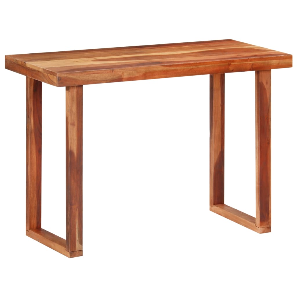 vidaXL Table à dîner 110x50x76 cm Bois d'acacia solide