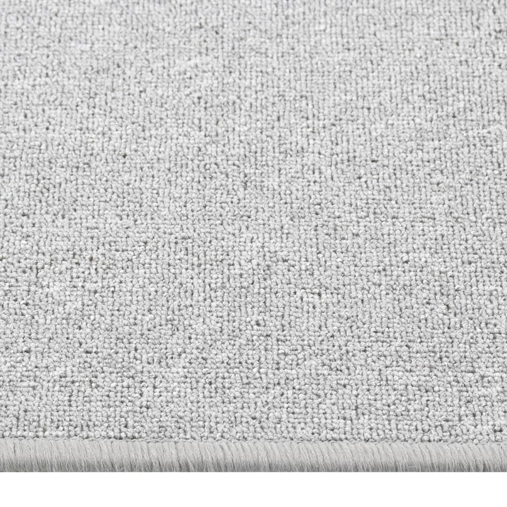 vidaXL Tapis de couloir Gris clair 80x250 cm