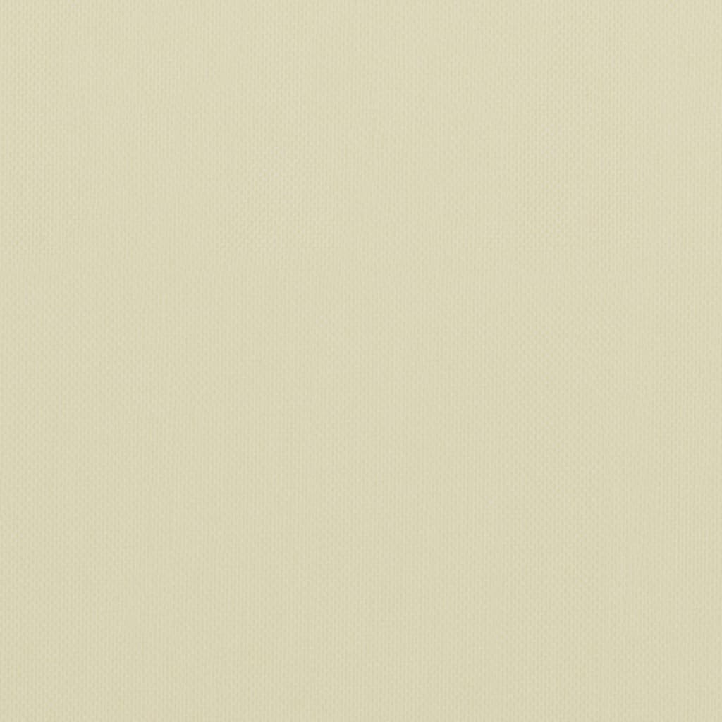 vidaXL Écran de balcon Crème 120x400 cm Tissu Oxford