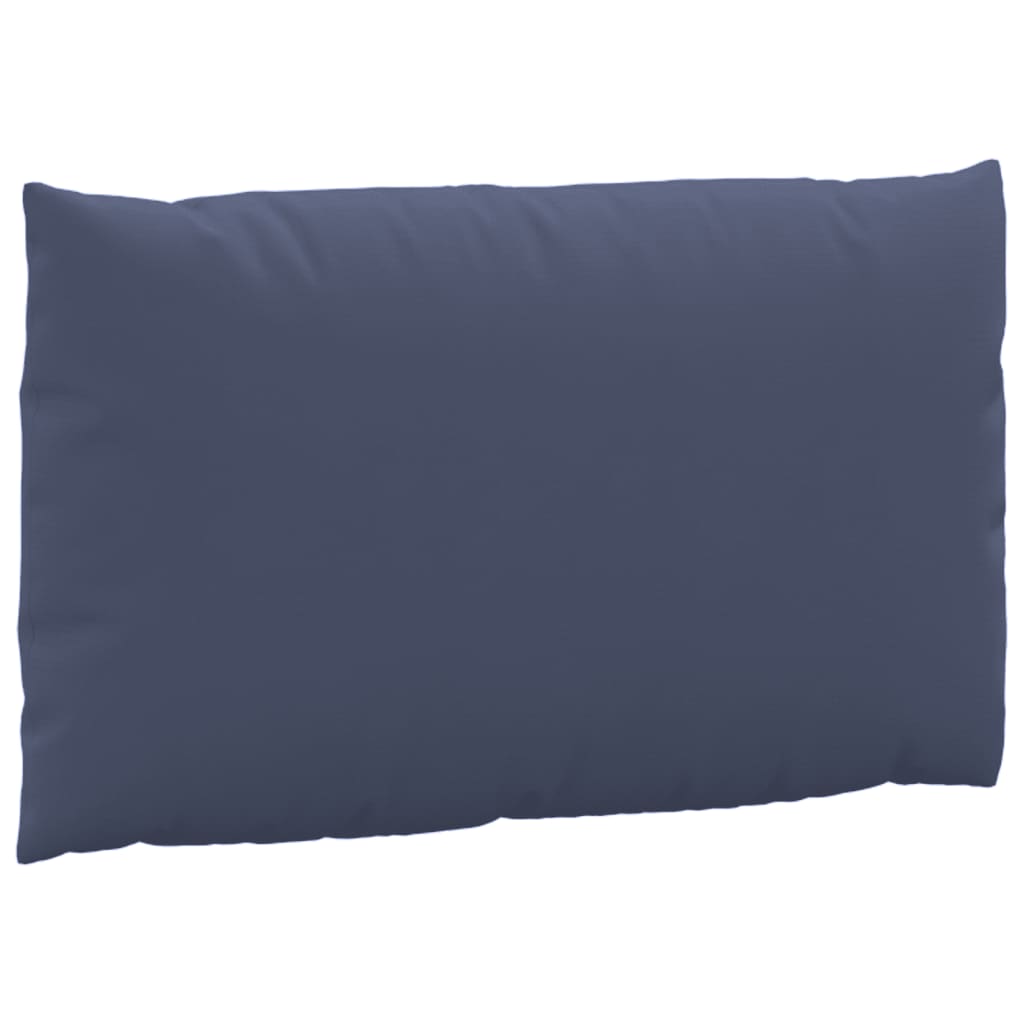 vidaXL Coussins de palette lot de 2 bleu marine tissu