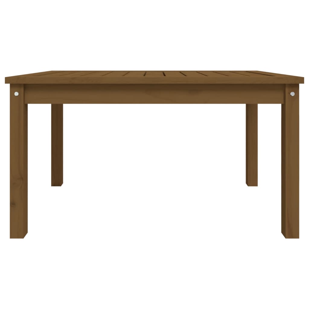 vidaXL Table de jardin marron miel 82,5x50,5x45 cm bois massif de pin