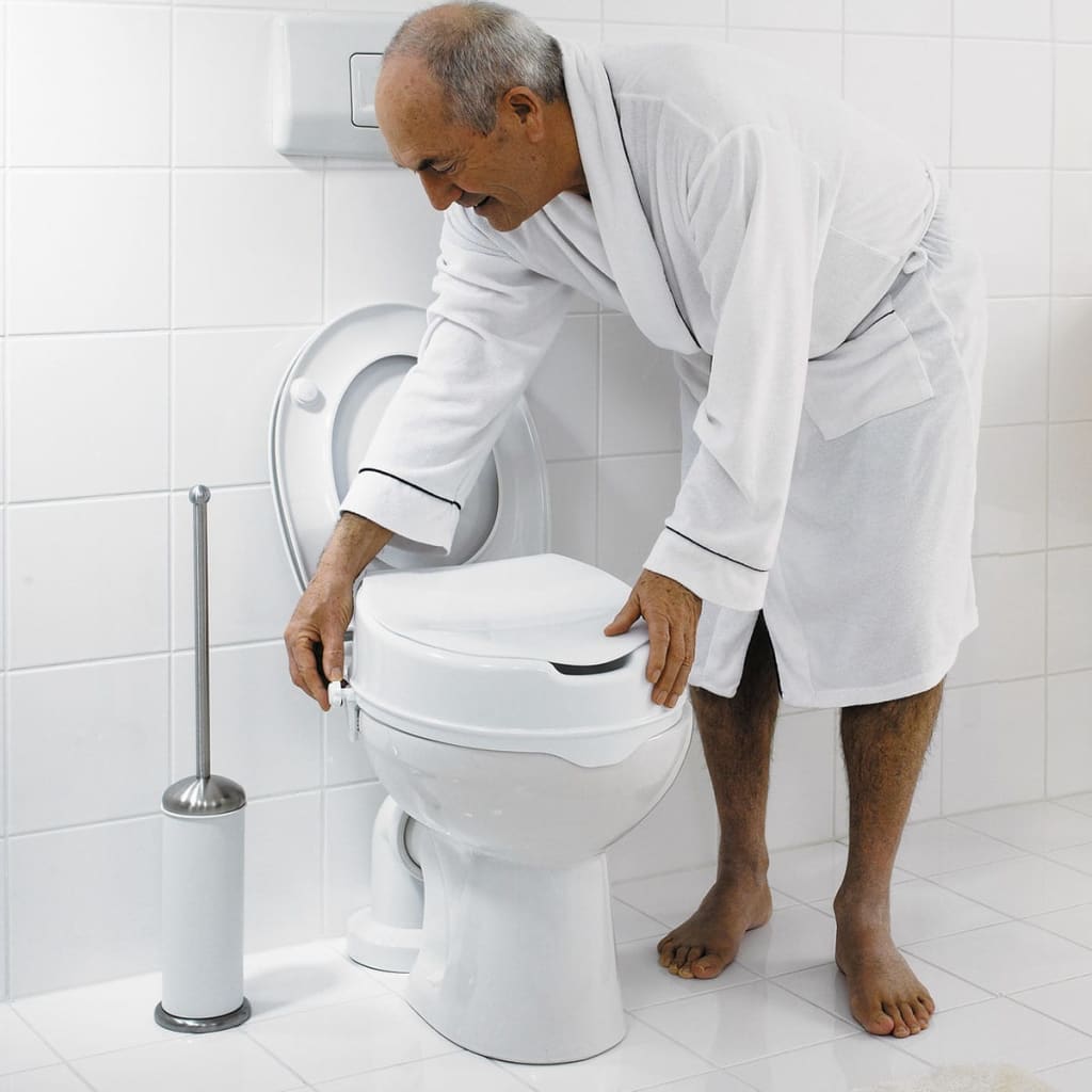 RIDDER Siège de toilette avec couvercle blanc 150 kg A0071001