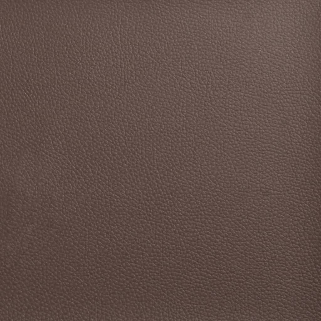 vidaXL Coussin de tête de lit marron 180 cm similicuir