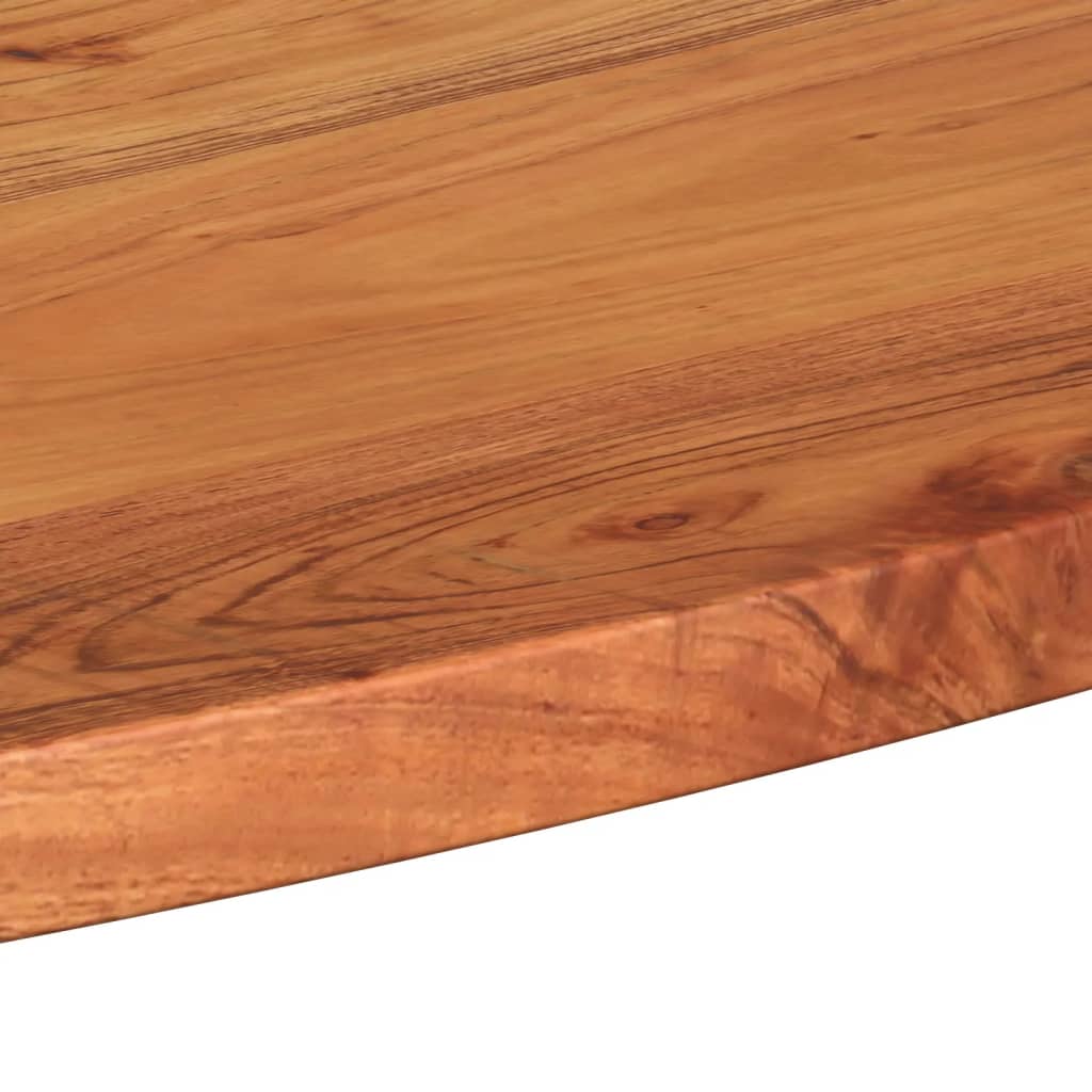 vidaXL Dessus de table 90x40x2,5 cm ovale bois massif d'acacia