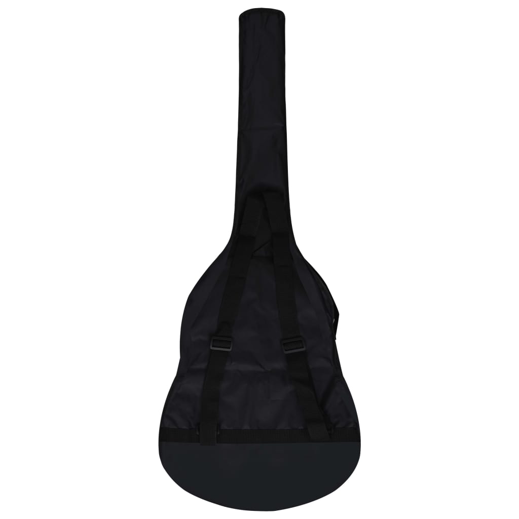 vidaXL Guitare classique avec sac pour débutants Noir 4/4 39"