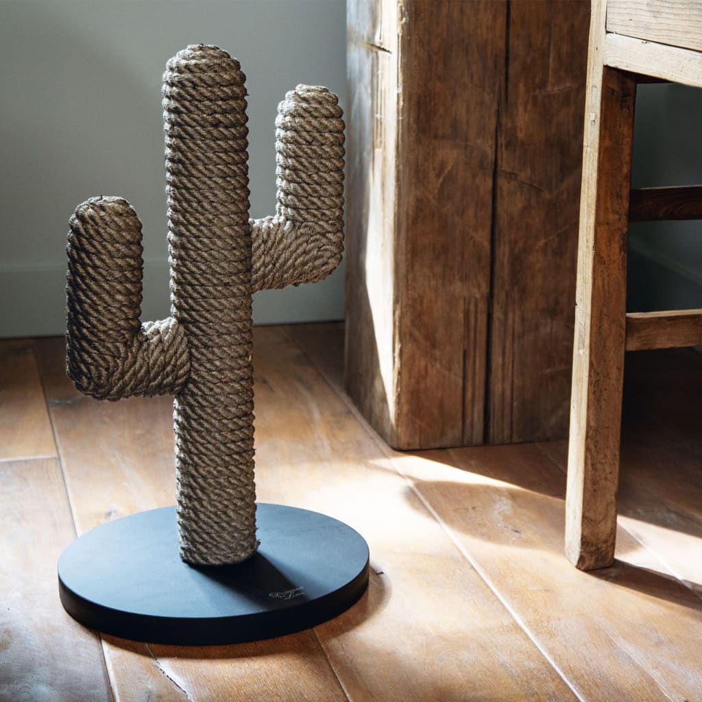 Designed by Lotte Cactus à gratter pour chat Bois 35x60 cm Noir