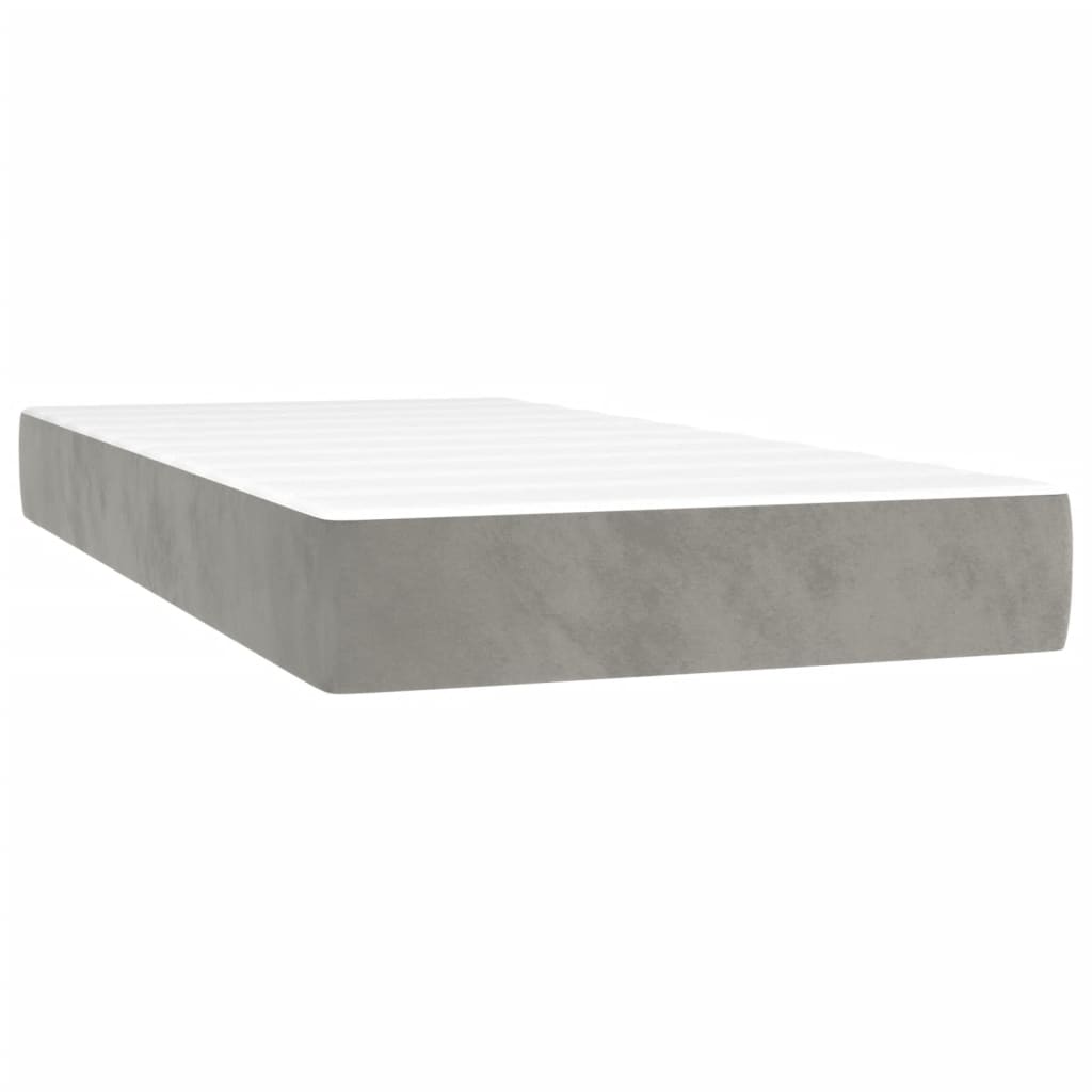 vidaXL Matelas à ressorts ensachés pour enfants 80x160 cm velours