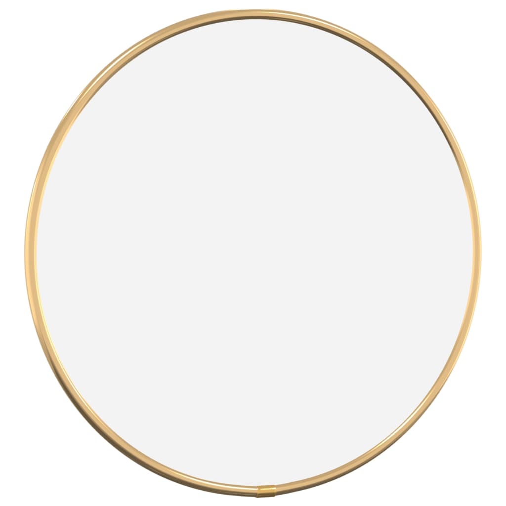 vidaXL Miroir mural Doré Ø 30 cm Rond