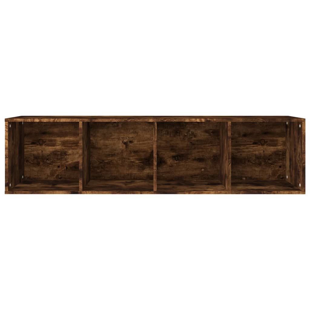 vidaXL Bibliothèque/Meuble TV Chêne fumé 36x30x143cm Bois d'ingénierie