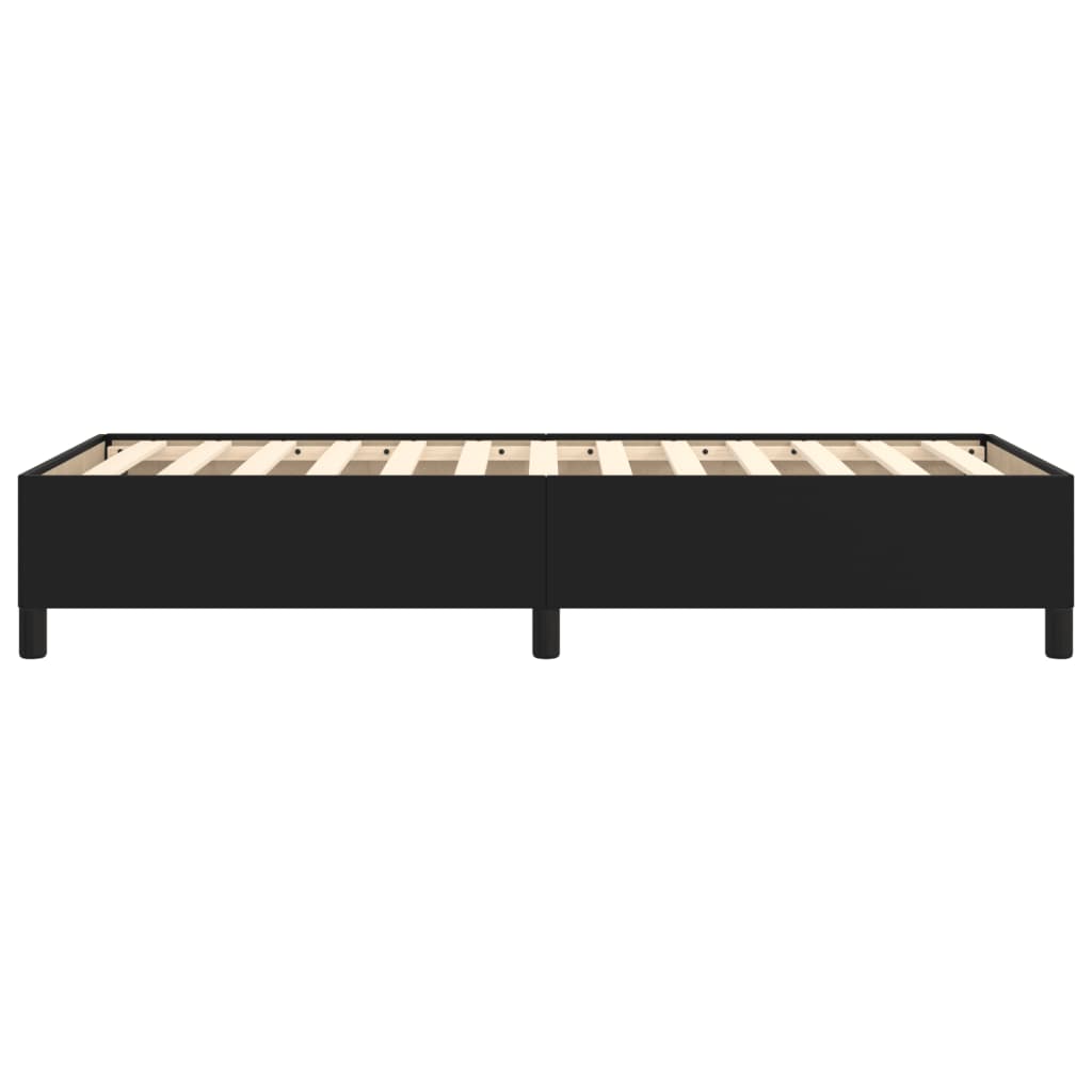 vidaXL Cadre de lit sans matelas noir 90x200 cm similicuir