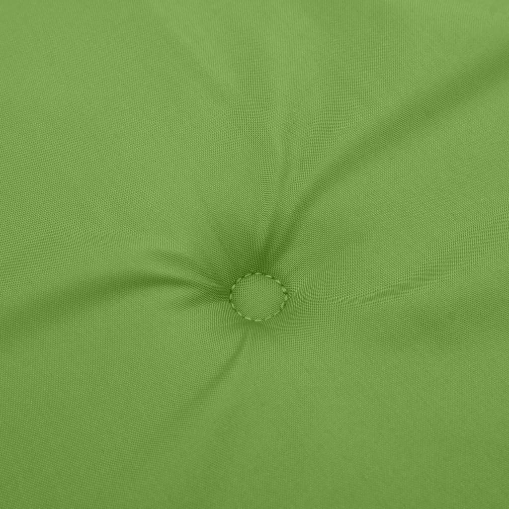 vidaXL Coussin de chaise longue vert mélangé (75+105)x50x3 cm tissu