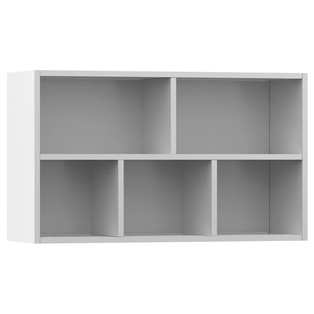 vidaXL Bibliothèque/Buffet Blanc 50x25x80 cm Bois d’ingénierie