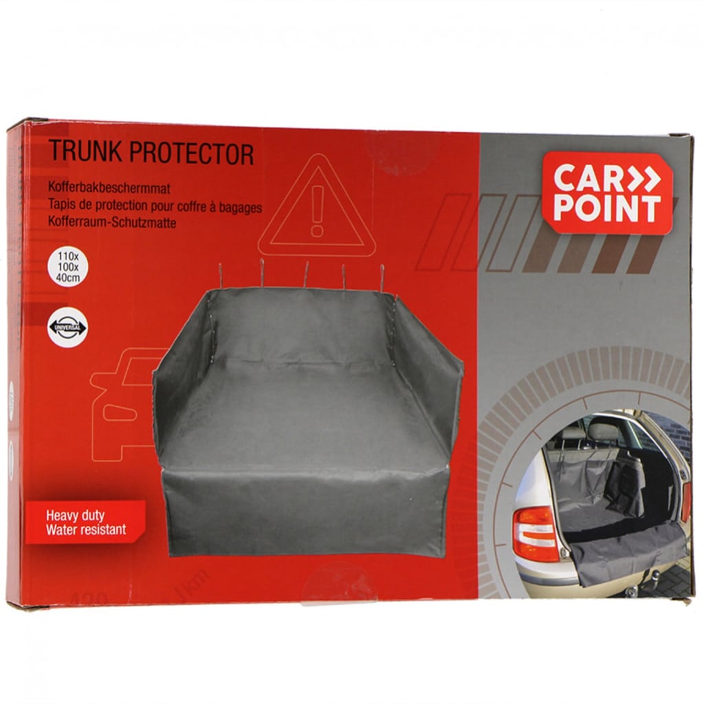 Carpoint Tapis de protection des coffre auto 110x100x40 cm Noir