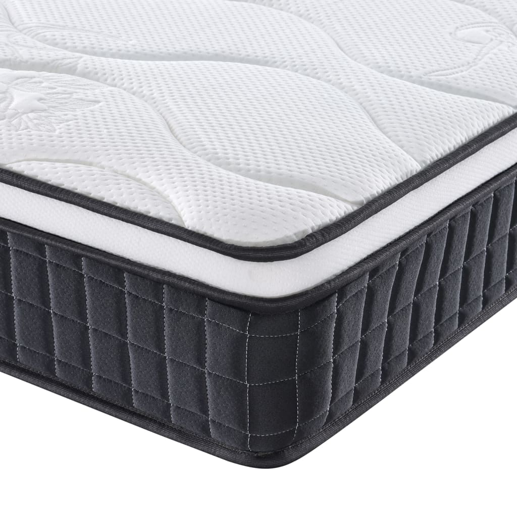 vidaXL Matelas à ressorts bonnell moyen 90x200 cm