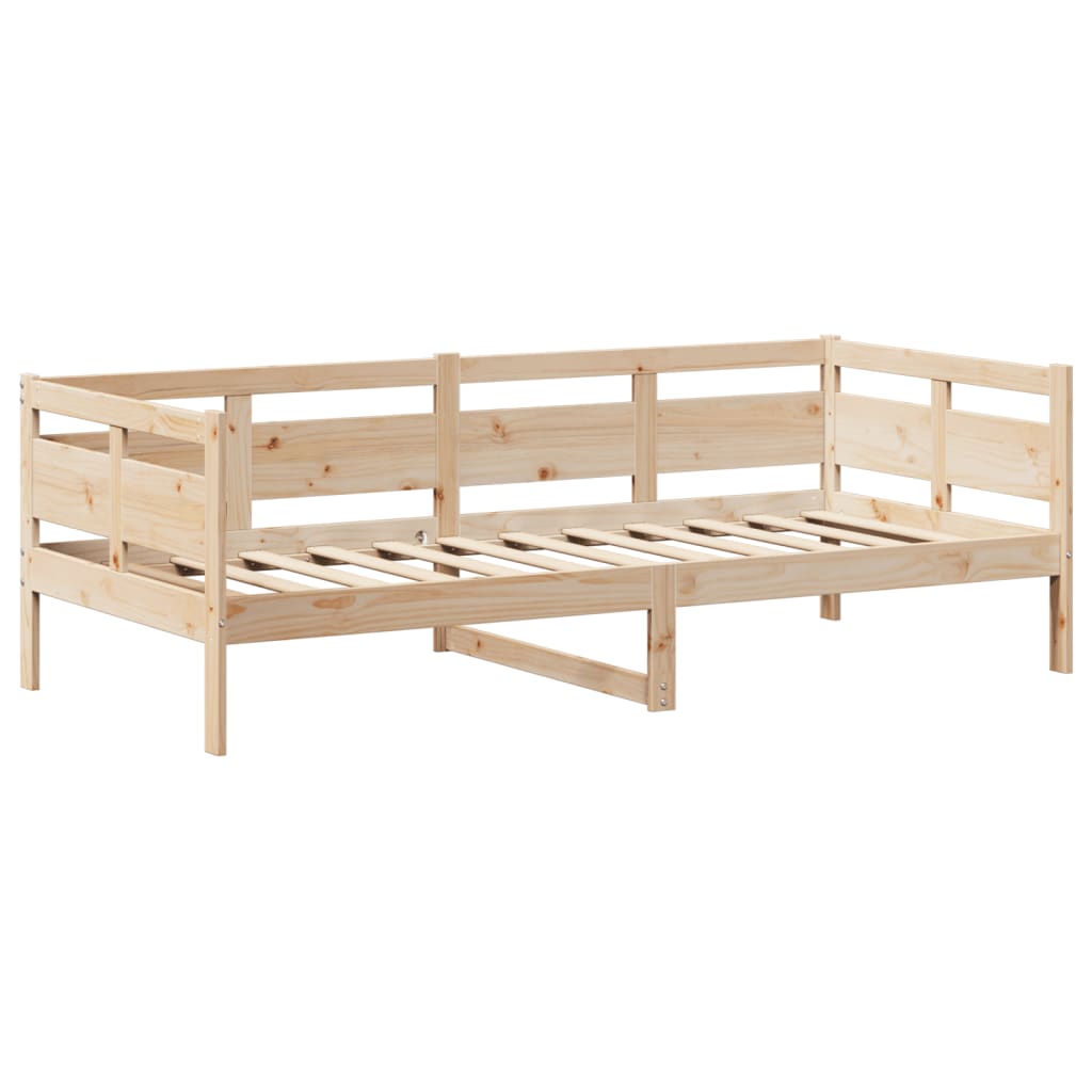 vidaXL Lit de jour avec toit sans matelas 80x200 cm bois massif