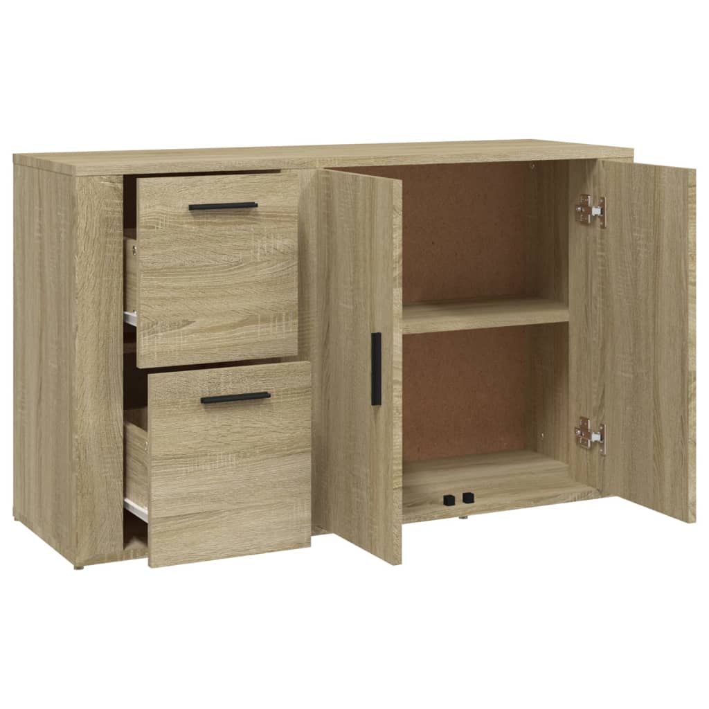 vidaXL Buffet Chêne sonoma 100x33x59,5 cm Bois d'ingénierie