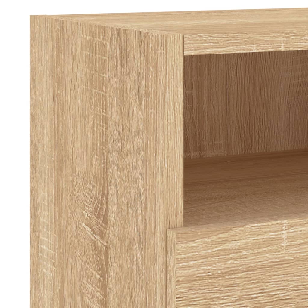 vidaXL Meubles TV muraux 2 pcs chêne sonoma 60x30x30cm bois ingénierie