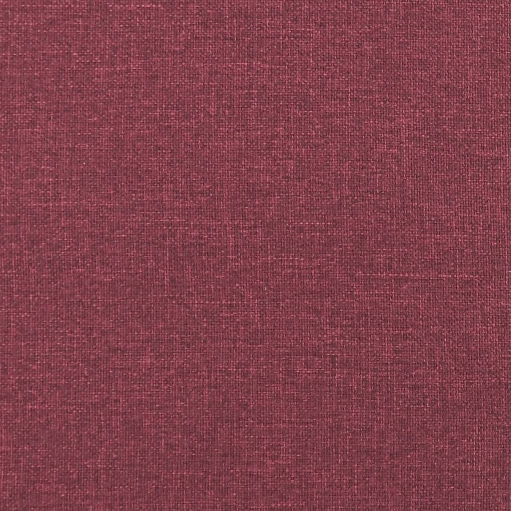 vidaXL Canapé-lit 2 en 1 rouge bordeaux 112x174x55 cm tissu