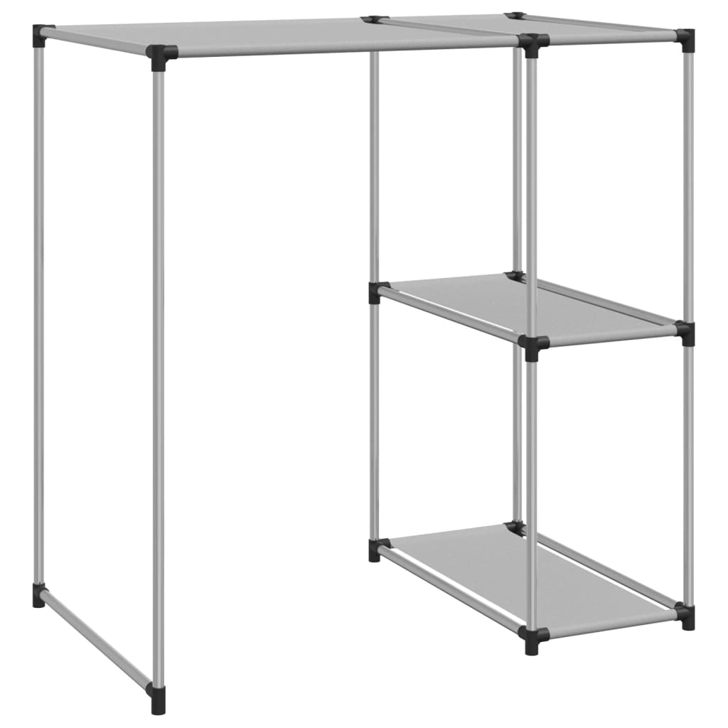 vidaXL Support de rangement sur la machine à laver Gris 87x55x90,5 cm