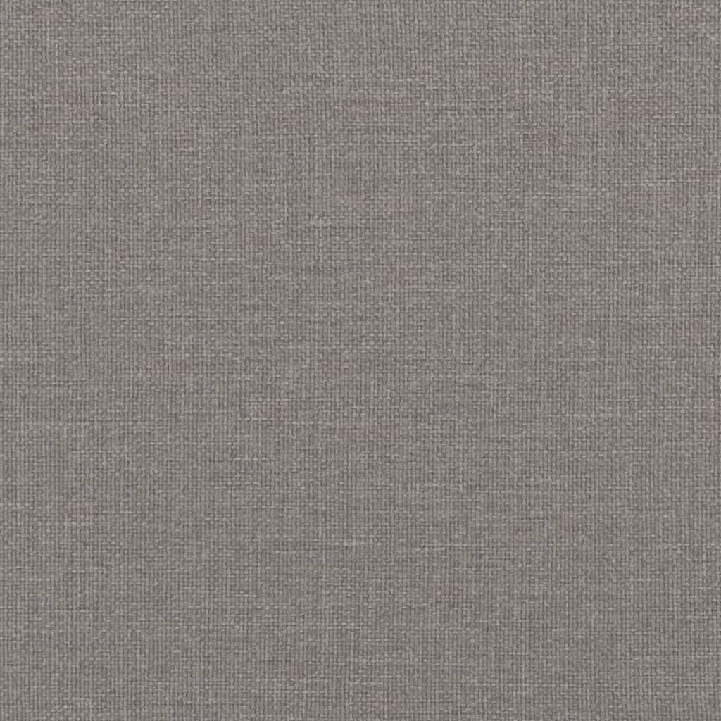 vidaXL Canapé à 3 places Taupe 180 cm Tissu