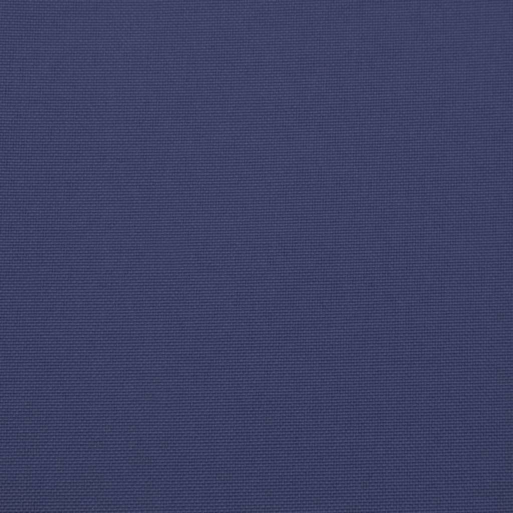 vidaXL Coussins de palette lot de 2 bleu marine tissu