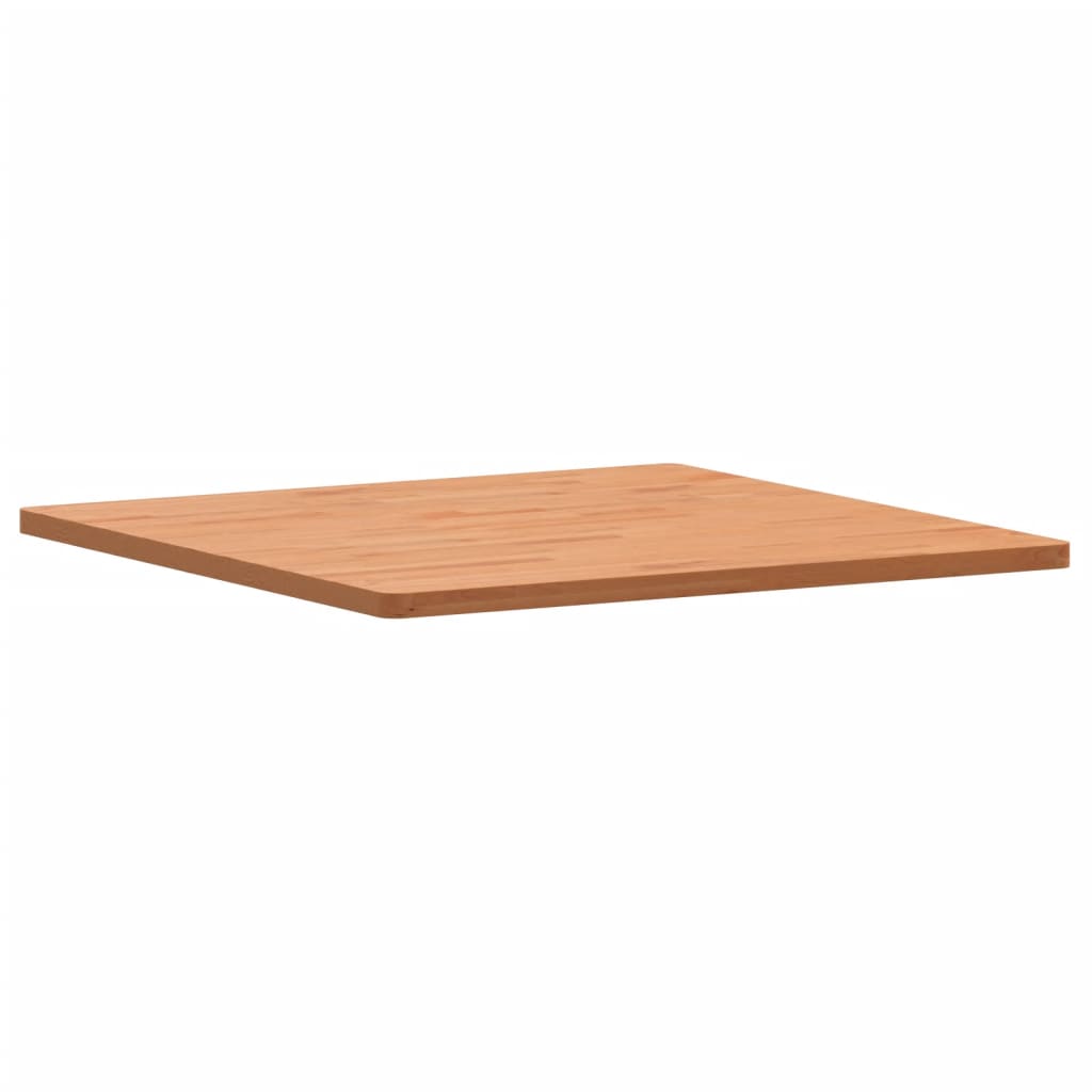 vidaXL Dessus de table 80x80x2,5 cm carré bois massif de hêtre
