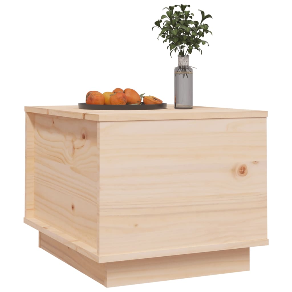 vidaXL Table basse 40x50x35 cm Bois massif de pin