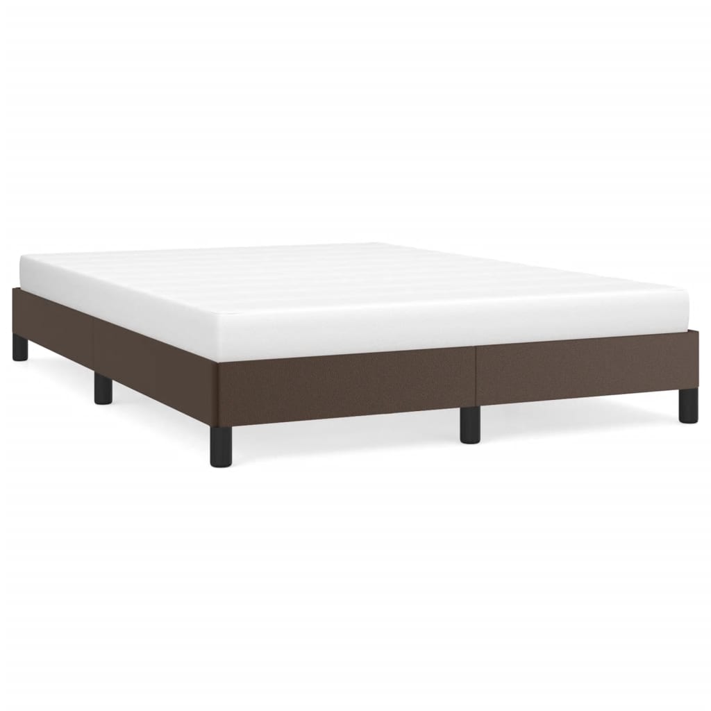 vidaXL Cadre de lit sans matelas marron 140x200 cm similicuir