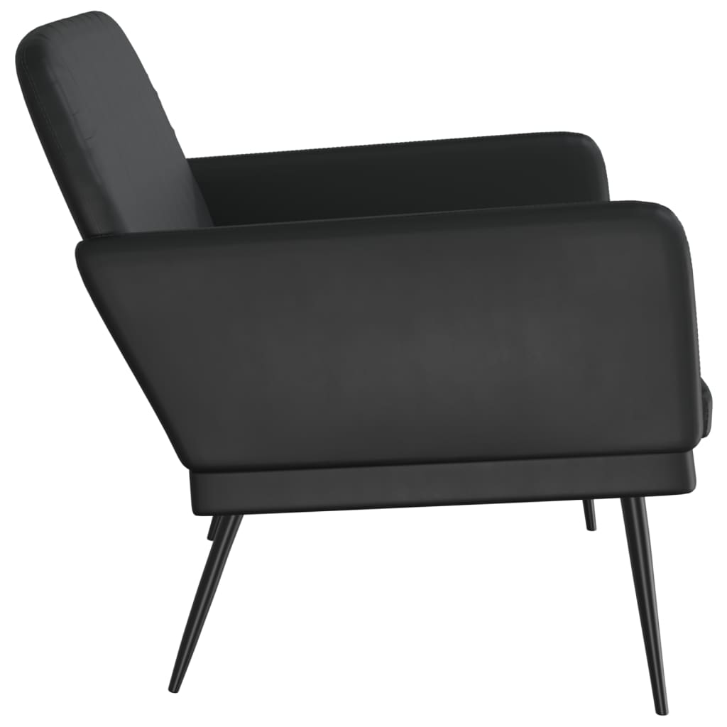 vidaXL Banc Noir 107x80x81 cm Similicuir