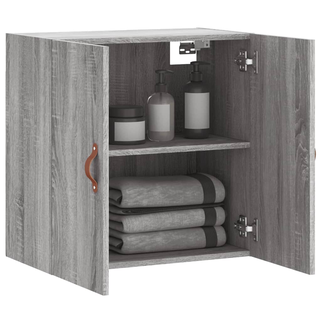 vidaXL Armoire murale sonoma gris 60x31x60 cm bois d'ingénierie