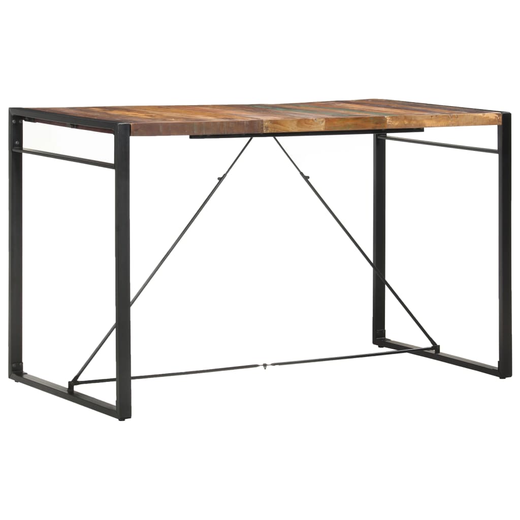 vidaXL Table de bar 180x90x110 cm Bois de récupération solide
