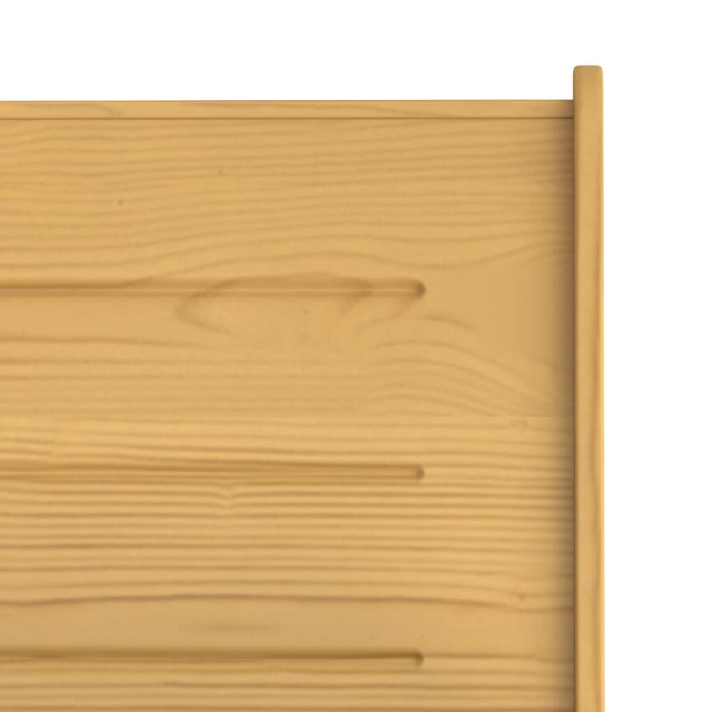 vidaXL Banc d'angle REINE 151 cm marron miel bois de pin solide