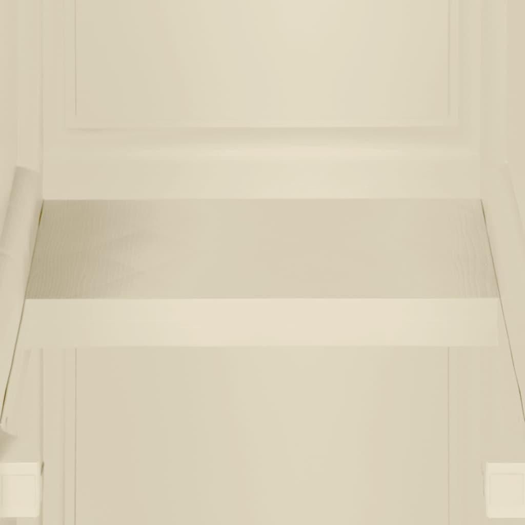 vidaXL Armoire plastique 40x43x164 cm design de bois blanc angora