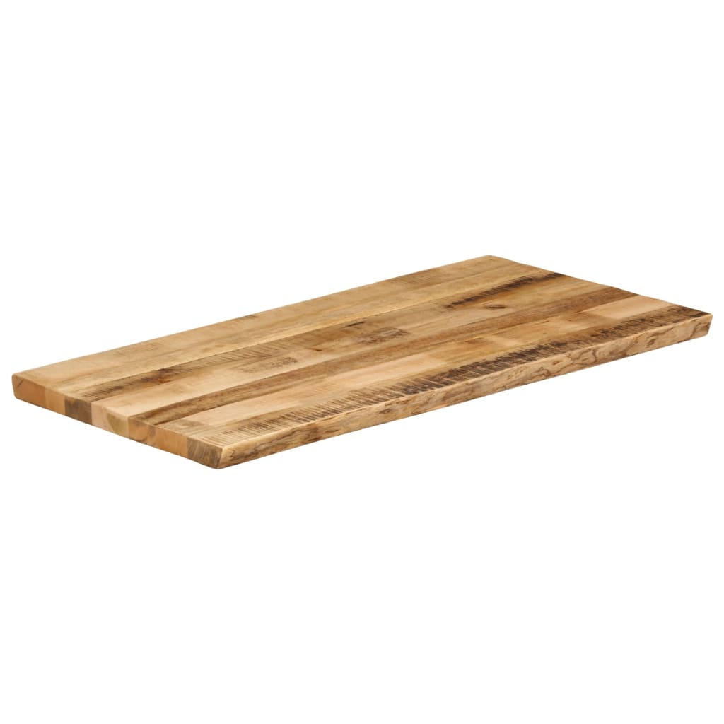 vidaXL Dessus de table bord vivant 120x60x3,8 cm bois de manguier brut