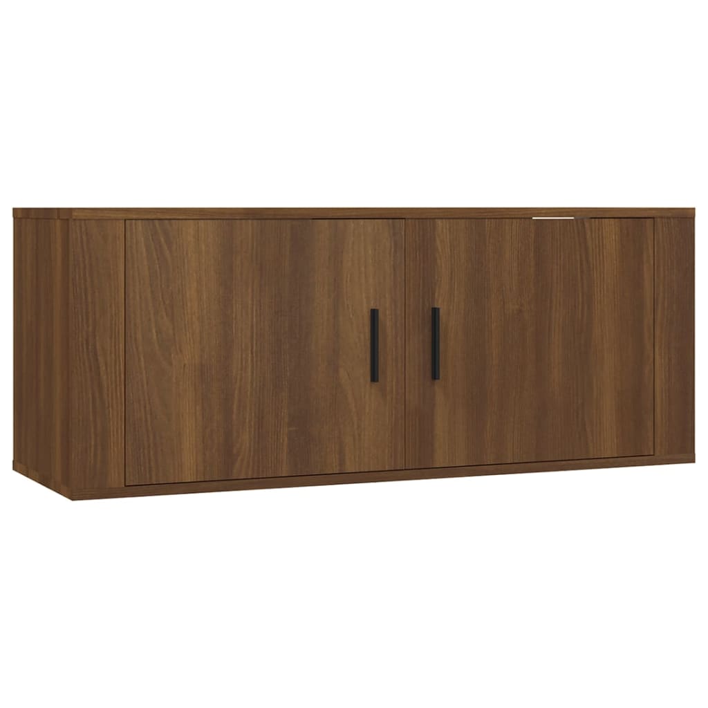 vidaXL Ensemble de meubles TV 3 pcs Chêne marron Bois d'ingénierie