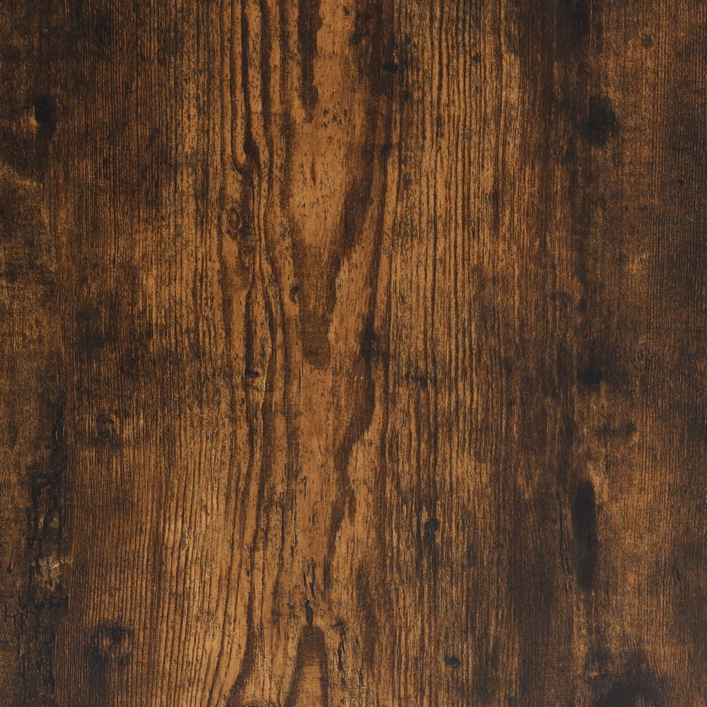 vidaXL Table de chevet chêne fumé 40x35x69 cm bois d’ingénierie