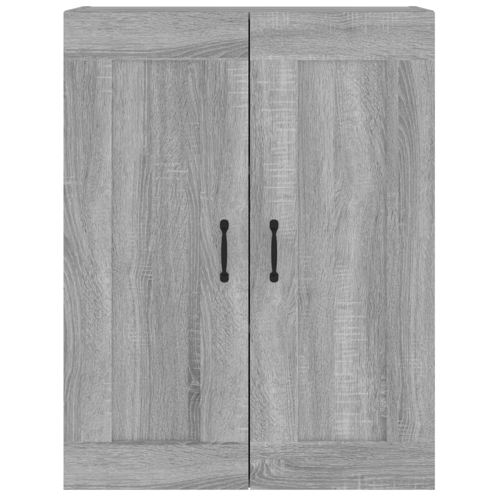 vidaXL Armoire murale suspendue Sonoma gris 69,5x32,5x90 cm